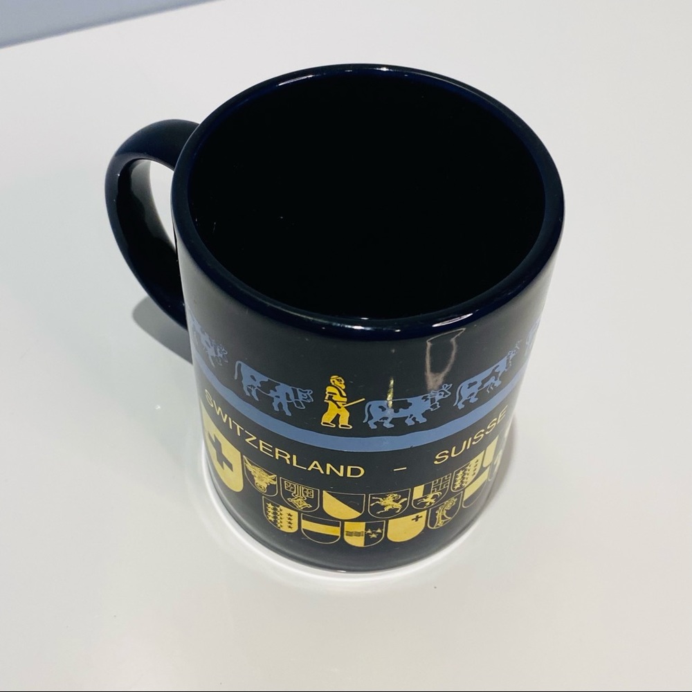 Bockling German Coffee Cup Deutschland Made in Germany Blue and Gold - Picture 6 of 8